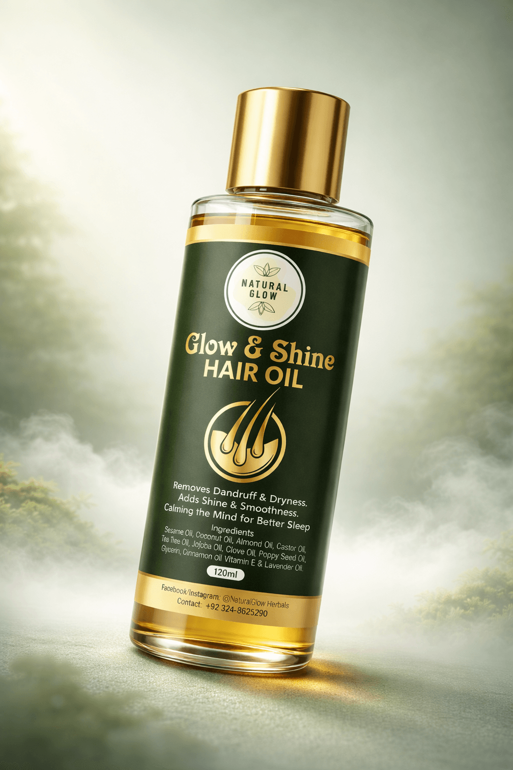 Glow & Shine Herbal Hair Oil