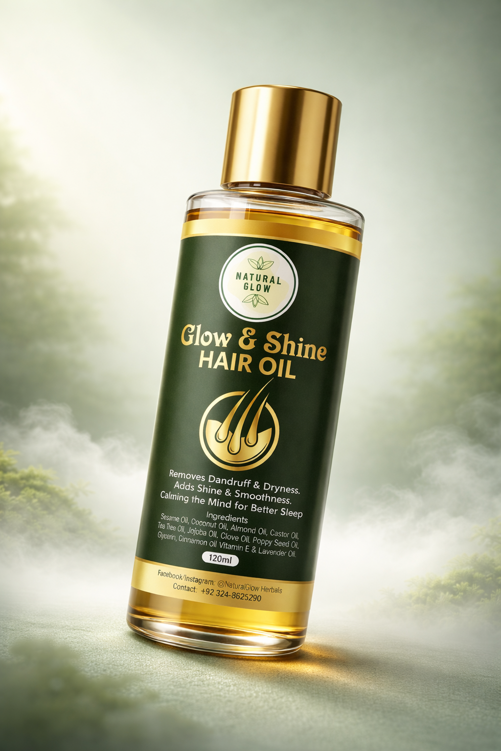 Glow & Shine Herbal Hair Oil